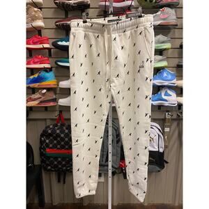 Kangol White/Black Kangaroo Sweatpants Men's Size XL New with Tags!